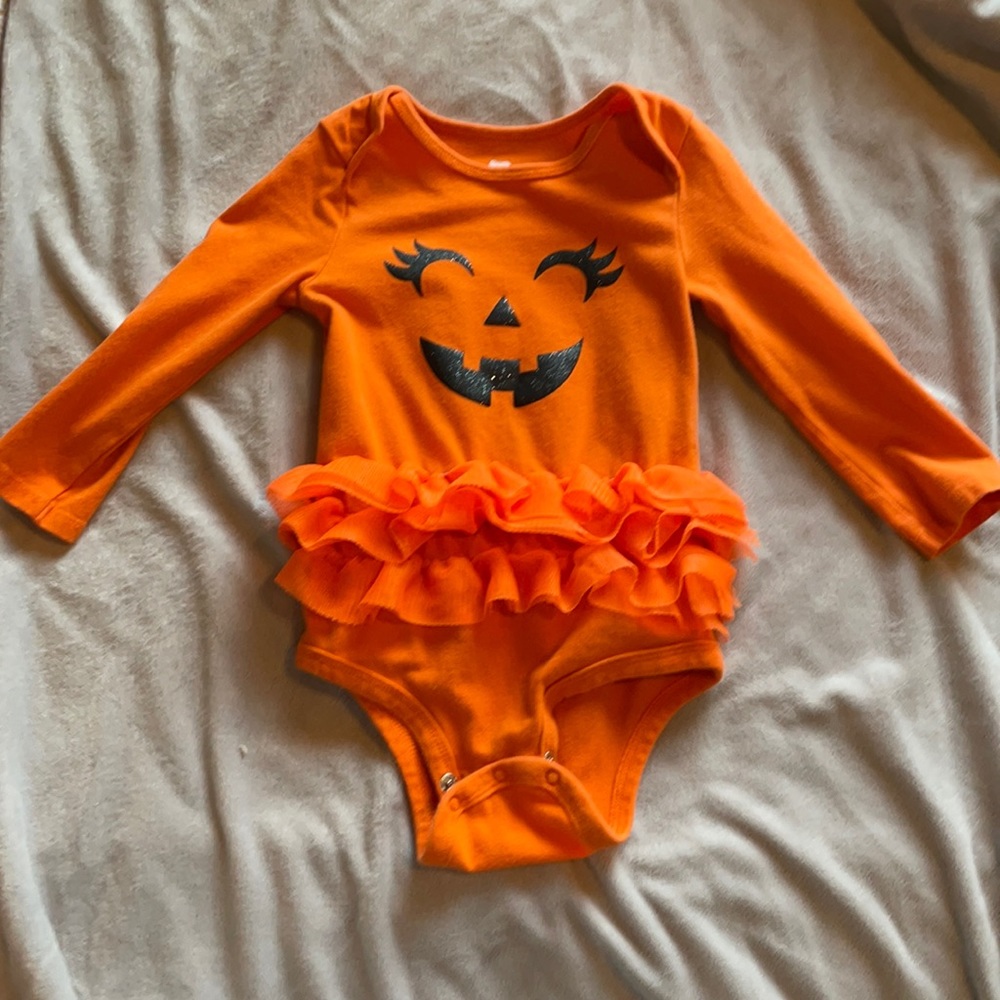 12-18M girl Halloween onesie